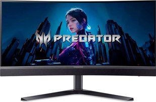 Монiтор TFT ACER 34" Predator X34V3bmiiphuzx (UM.CXXEE.301) WQHD MiniLED VA Curved 180Hz HDMI DP USB-C 323114 фото