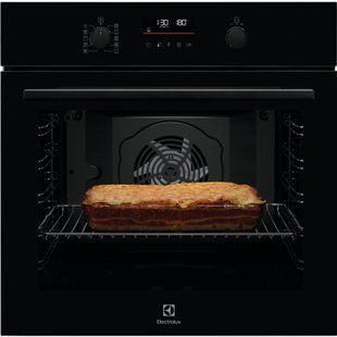 Духова шафа Electrolux електрична, 72л, A++, дисплей, конвекція, піроліз, телескопічні напрямні, чорний (LOF6P16Z) 379718 фото