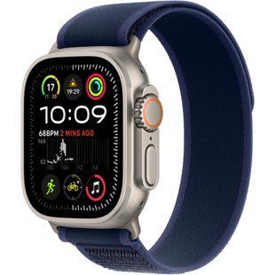 Смарт-годинник Apple Watch Ultra 2 GPS + LTE 49mm Natural Titanium Case With Blue Trail Loop M/L MX4L3 323663 фото