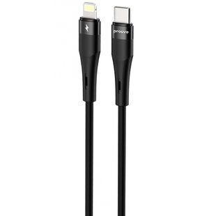 Кабель Proove Light Silicone Plus Type-C to Lightning 27W (1m) (CCLS27002101) black 395054 фото
