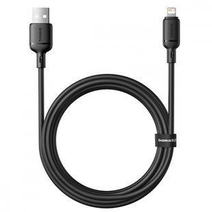 Кабель Baseus Silky Series Fast Charging Lightning 2.4A (2m) (P10377702113-01) black 356179 фото