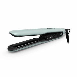 Випрямляч Rowenta Thermoglide, темп.режимів-5, 150-230С, іонізація, титан, світло-зелений (SF5120E0) 373251 фото
