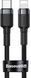 Кабель Baseus Cafule Type-C to Lightning PD 18W (CATLKLF-G1) Black 1m 190743 фото 1