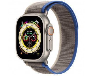 Ремінець Apple Watch 49mm Trail Loop S/M - Blue/Gray (MQEJ3) 267295 фото