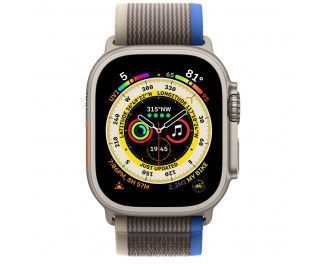 Ремінець Apple Watch 49mm Trail Loop S/M - Blue/Gray (MQEJ3) 267295 фото