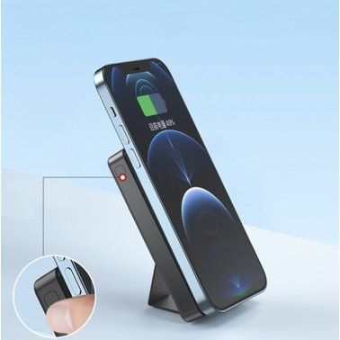 Портативна батарея Wiwu 10000mAh Magnetic MagSafe Wireless JC-20 Black 281482 фото