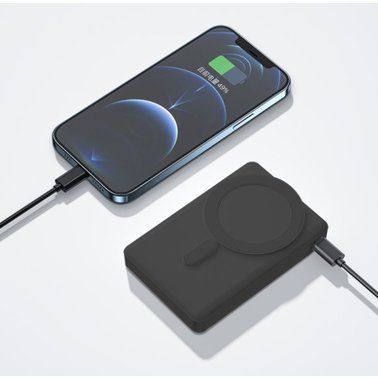 Портативна батарея Wiwu 10000mAh Magnetic MagSafe Wireless JC-20 Black 281482 фото