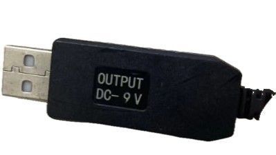 Кабель Power Boost cable USB-DC 5.5x2.1 9V 1 м чорний 324973 фото