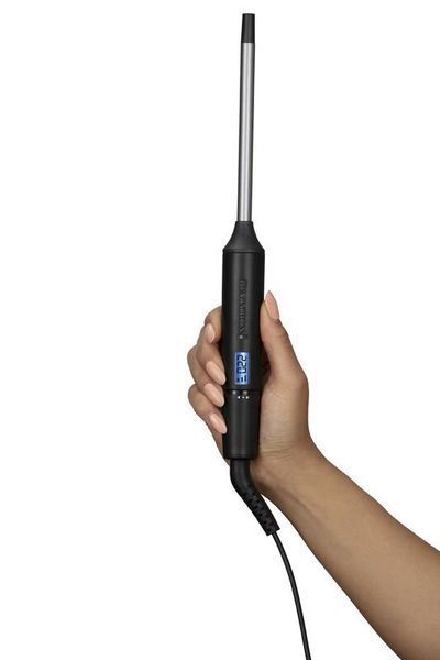 Плойка Remington Pro Tight Curl Wand, 25Вт, темп.режимів-10, D-10mm, 130-220С, дисплей, кераміка, турмалін , сіро-чорний (CI6X10) 366632 фото