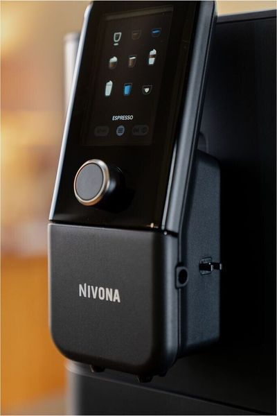 Кавомашина Nivona NIVO, 1.8л, зерно, автомат.капуч, дисплей, авторецептів -8, чорний (NIVO8101) 371228 фото