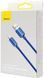 Кабель Baseus Crystal Shine Series Fast Charging Data USB кабель USB To IP 2.4 A 2M (CAJY000103) Blue 253536 фото 3
