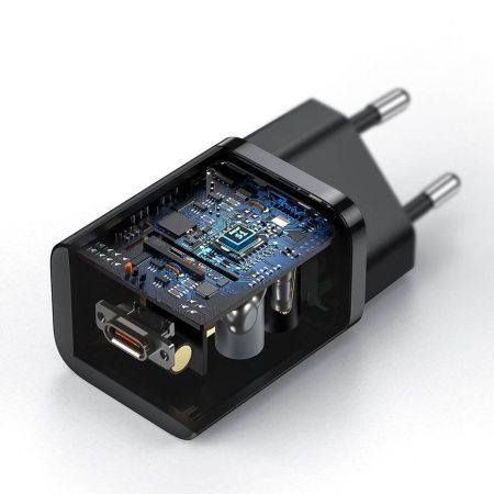 Зарядний Пристрій Baseus Super Si Quick Charger 1C 25W (CCSP020101) Black 253858 фото