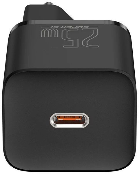 Зарядний Пристрій Baseus Super Si Quick Charger 1C 25W (CCSP020101) Black 253858 фото