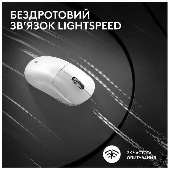 Миша LOGITECH G Pro X Superlight 2 Lightspeed White 308657 фото