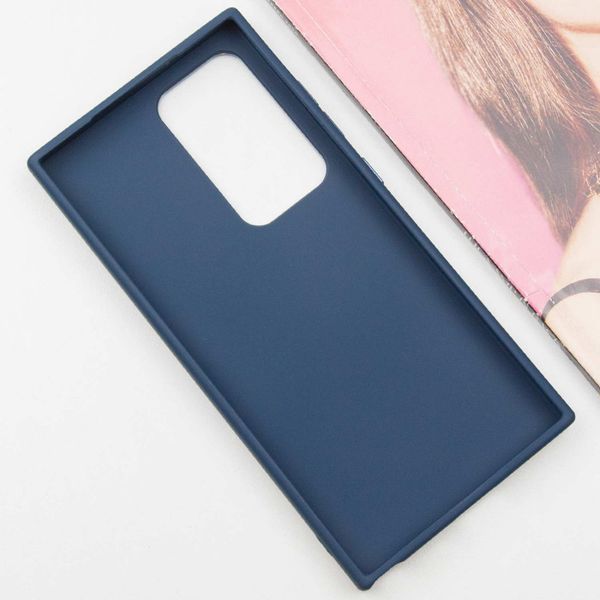 TPU чохол Bonbon Metal Style для Samsung Galaxy S23 Ultra Синій / Cosmos blue 267972 фото