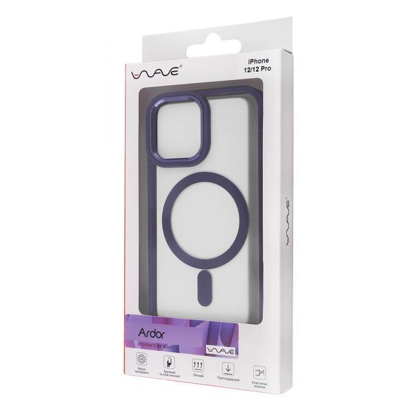 Чохол WAVE Ardor Case with Magnetic Ring iPhone 12/12 Pro white 332401 фото