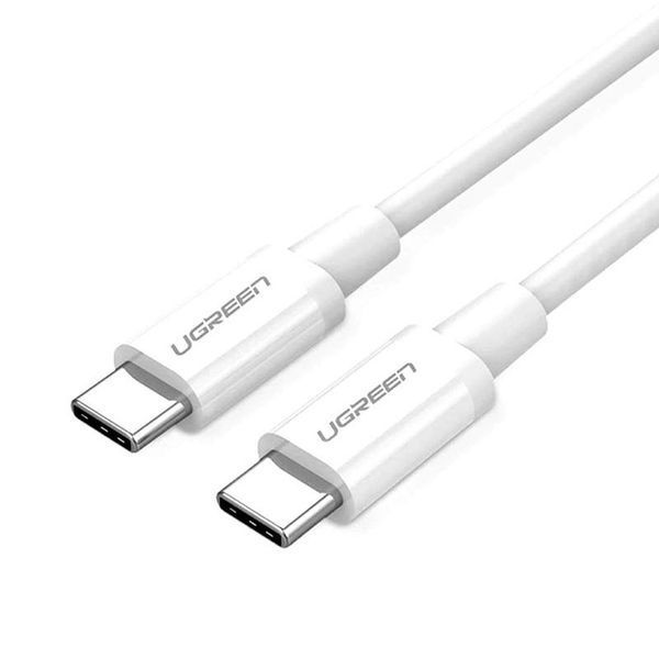 Кабель UGREEN US264 USB Type-C To USB Type-C 60W ABS Cover 3A 1.5m White (60519) 278864 фото