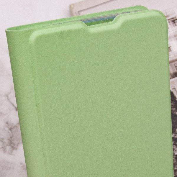 Шкіряний чохол книжка GETMAN Elegant (PU) для Xiaomi Redmi 13 4G / Poco M6 4G М'ятний 319485 фото