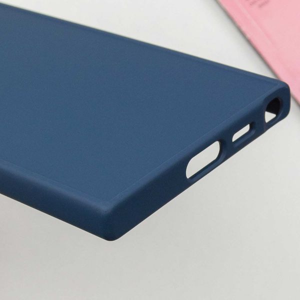 TPU чохол Bonbon Metal Style для Samsung Galaxy S23 Ultra Синій / Cosmos blue 267972 фото