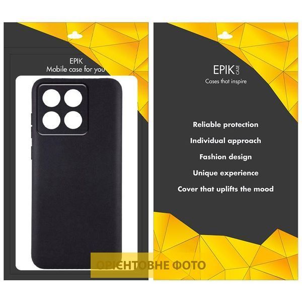 Чохол TPU Epik Black Full Camera для Xiaomi 13T / 13T Pro Чорний 392984 фото