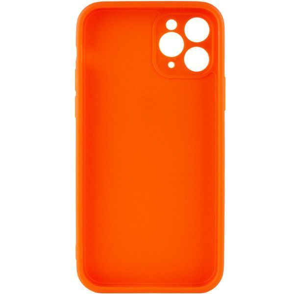 Силіконовий чохол Candy Full Camera для Apple iPhone 11 Pro Max (6.5") Помаранчевий / Orange 205928 фото