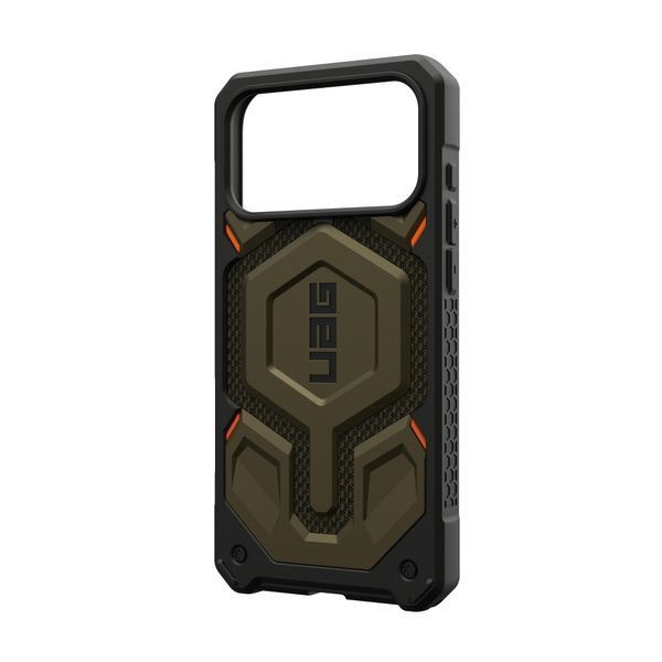 Чохол-накладка iPhone 17 Pro Max UAG Monarch Pro MagSafe (11451411397B) Kevlar Element Green 393858 фото