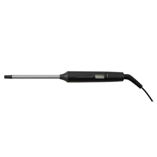 Плойка Remington Pro Tight Curl Wand, 25Вт, темп.режимів-10, D-10mm, 130-220С, дисплей, кераміка, турмалін , сіро-чорний (CI6X10) 366632 фото