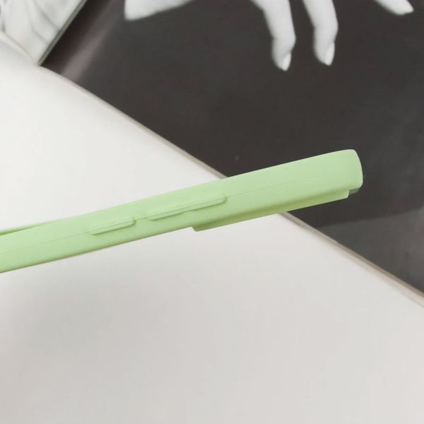 Чохол TPU GETMAN Liquid Silk Full Camera для Motorola Moto E13 Зелений / Pistachio 356277 фото