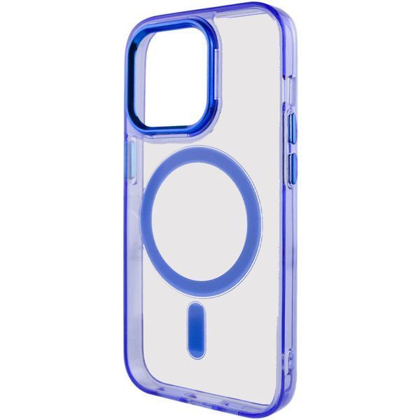 Чохол TPU Iris with MagSafe для Apple iPhone 14 Pro (6.1") Синій 272162 фото