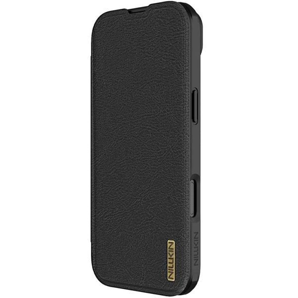 Шкіряний чохол-книжка Nillkin Qin Pro Camshield для Apple iPhone 17 Air (6.5") Black 401085 фото