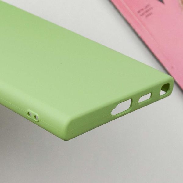 Чохол TPU GETMAN Liquid Silk Full Camera для Samsung Galaxy S24 Ultra Зелений / Pistachio 397591 фото
