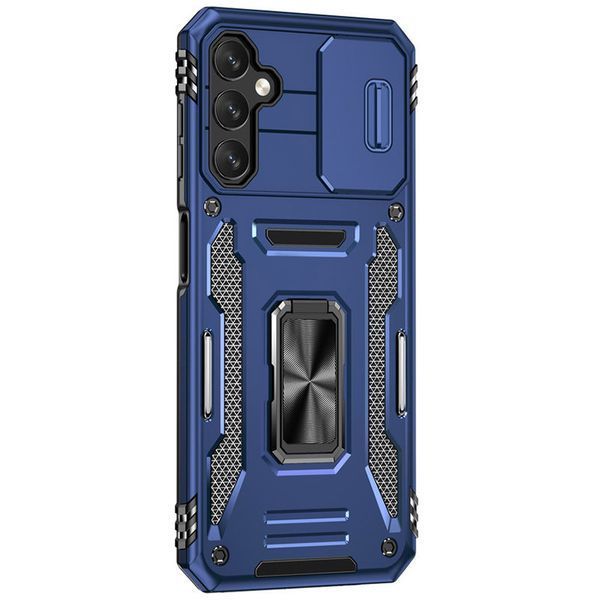Ударостійкий чохол Camshield Army Ring для Samsung Galaxy S24 Синій / Navy 285630 фото