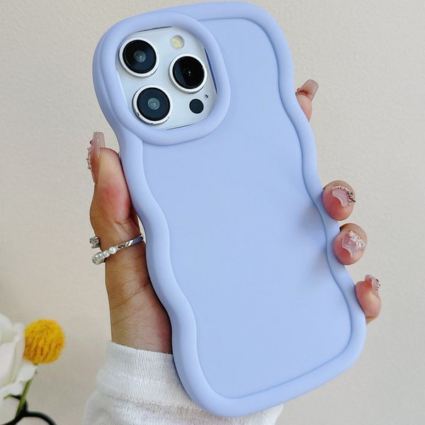 Чохол TPU Ripple для Apple iPhone 13 Pro Max (6.7") Lilac Blue 376630 фото