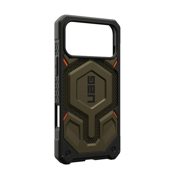 Чохол-накладка iPhone 17 Pro Max UAG Monarch Pro MagSafe (11451411397B) Kevlar Element Green 393858 фото