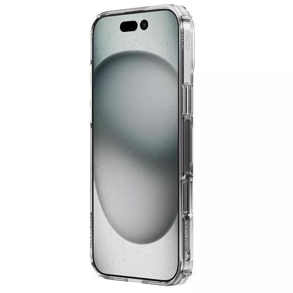 TPU чохол Nillkin Nature Pro Magnetic для Apple iPhone 17 (6.3") Чорний (прозорий) 414855 фото