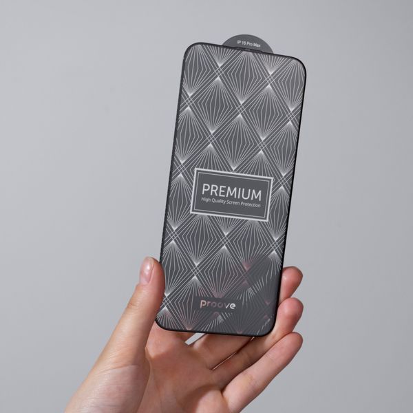 Захисне скло iPhone 12 Pro Max Proove Premium black 352215 фото