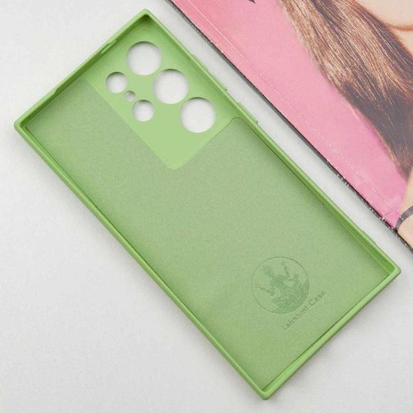 Чохол TPU GETMAN Liquid Silk Full Camera для Samsung Galaxy S24 Ultra Зелений / Pistachio 397591 фото