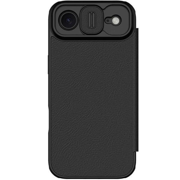 Шкіряний чохол-книжка Nillkin Qin Pro Camshield для Apple iPhone 17 Air (6.5") Black 401085 фото