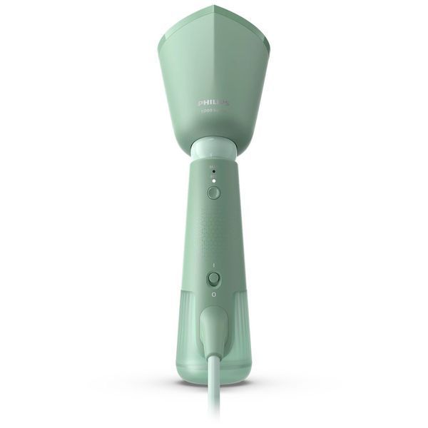 Відпарювач Philips компактний Series 5000, 1400Вт, 120мл, паровий удар -24гр, складана ручка, пластик, сіро-зелений (STH5010/70) 375512 фото