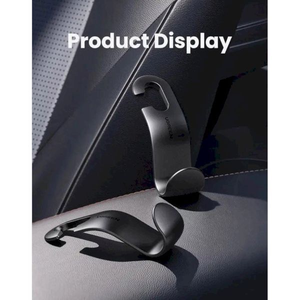 Автомобільний тримач UGREEN LP104 Car Seat Hanger, 2 шт (30337) Black 314485 фото