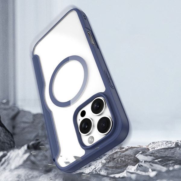 Чохол-книжка Dux Ducis Skin X Pro with MagSafe для Apple iPhone 16 Pro Max (6.9") Blue 322715 фото