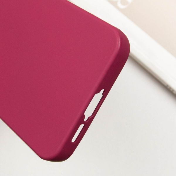 Чохол Silicone Cover Lakshmi Full Camera (A) для Samsung Galaxy S23 FE Бордовий / Marsala 283897 фото