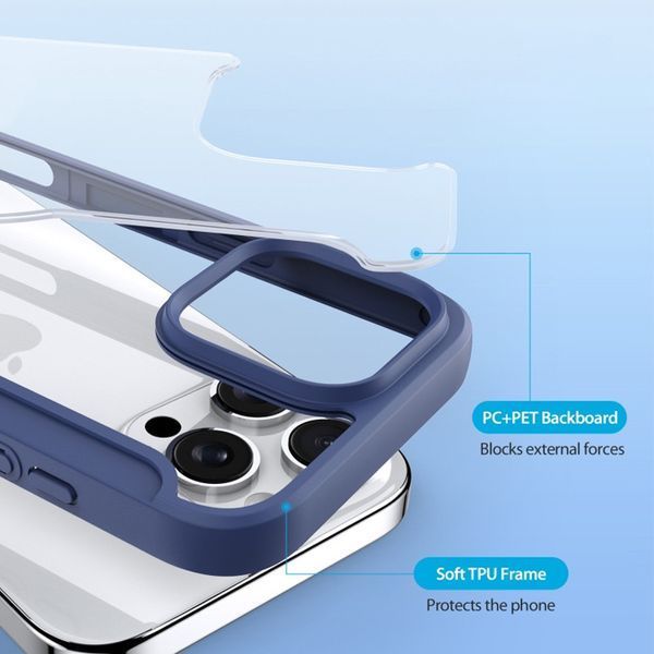 Чохол-книжка Dux Ducis Skin X Pro with MagSafe для Apple iPhone 16 Pro Max (6.9") Blue 322715 фото