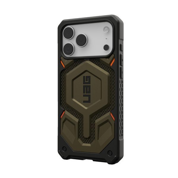 Чохол-накладка iPhone 17 Pro Max UAG Monarch Pro MagSafe (11451411397B) Kevlar Element Green 393858 фото