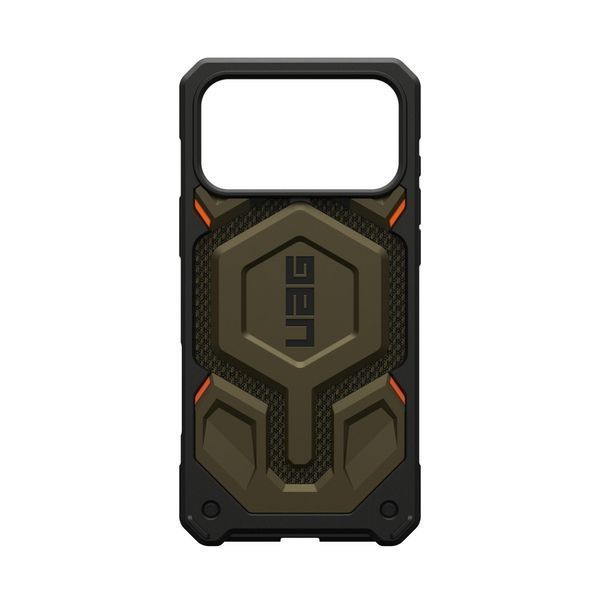 Чохол-накладка iPhone 17 Pro Max UAG Monarch Pro MagSafe (11451411397B) Kevlar Element Green 393858 фото
