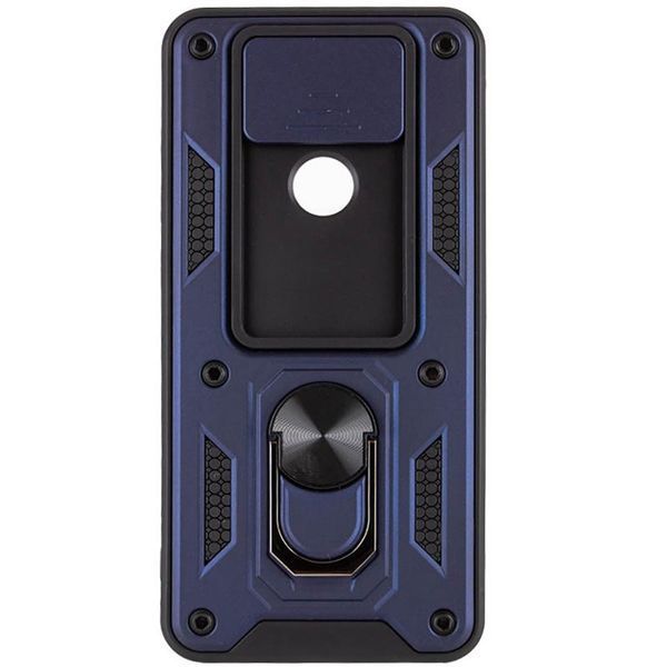 Чохол Ummi Camshield Serge Ring для Xiaomi Redmi Note 9 / Redmi 10X Синій 390786 фото