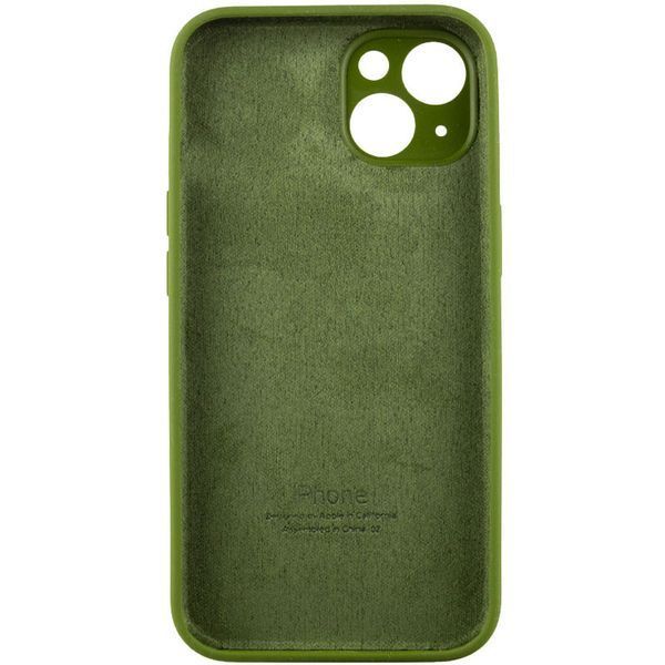 Чохол Silicone Case Full Camera Protective (AA) для Apple iPhone 15 Plus (6.7") Зелений / Dark Olive 280213 фото