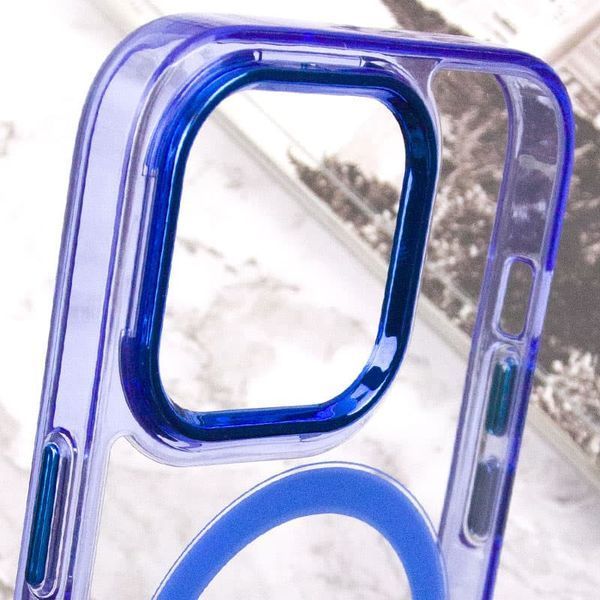 Чохол TPU Iris with MagSafe для Apple iPhone 14 Pro (6.1") Синій 272162 фото