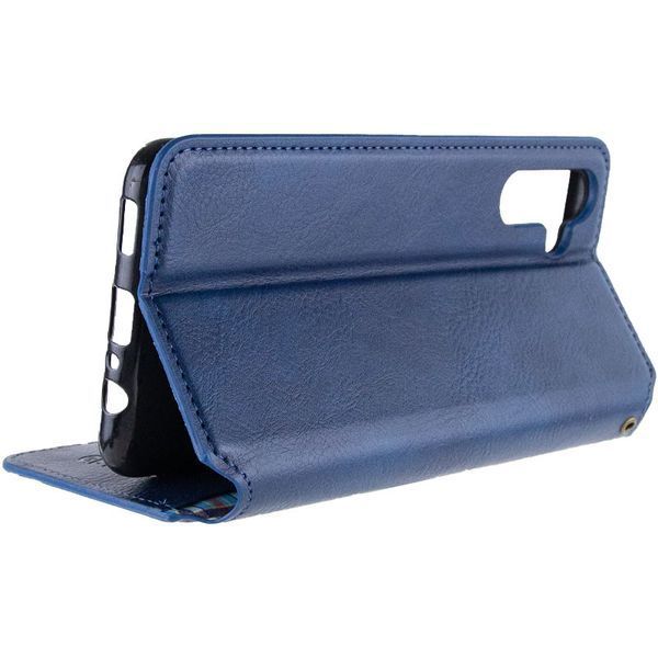 Шкіряний чохол книжка GETMAN Cubic (PU) для Samsung Galaxy M35 5G Синій 318296 фото