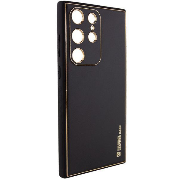 Шкіряний чохол Xshield для Samsung Galaxy S23 Ultra Чорний / Black 265101 фото